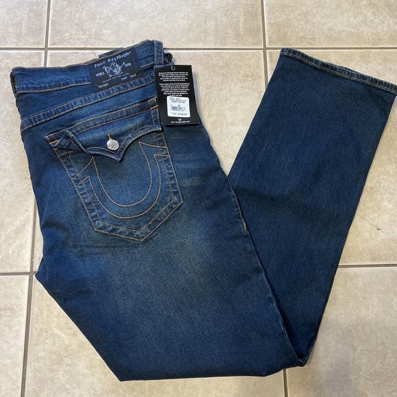 True Religion Other - $149 NEW True Religion Ricky Flap Men's 38x32 Relaxed Straight Jeans Last Call